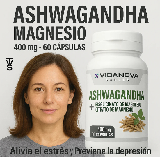 Ashwagandha + Citrato de Magnesio