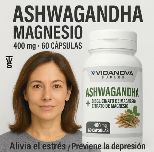 Ashwagandha + Citrato de Magnesio